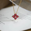 Red Clover Necklace