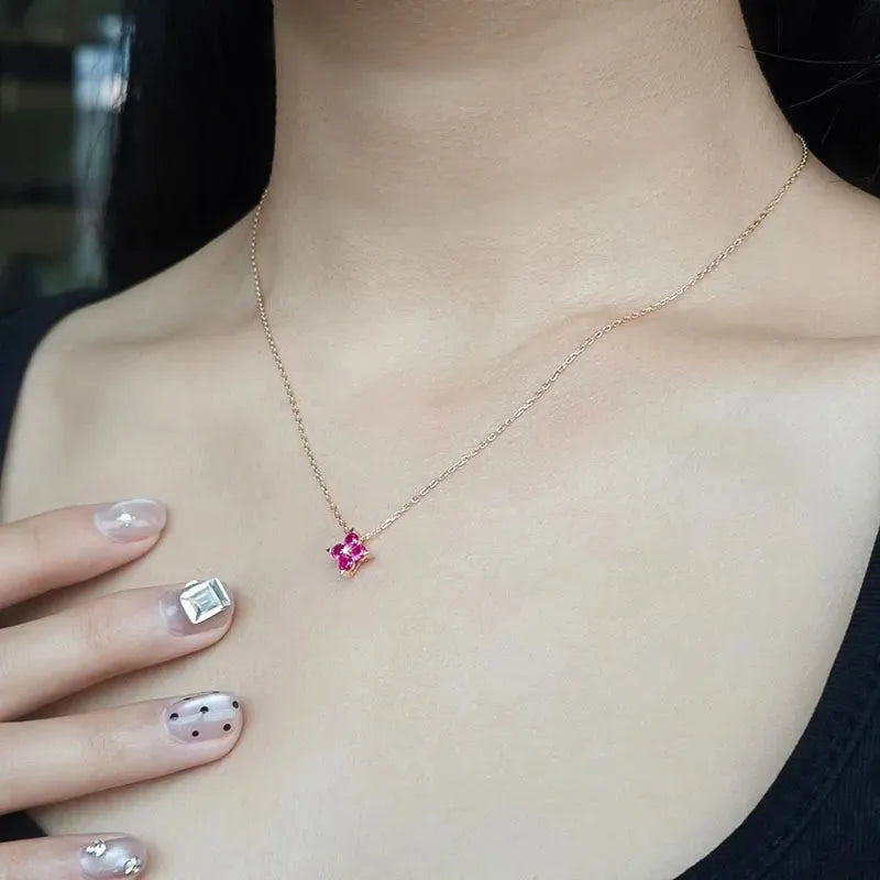 Red Clover Necklace