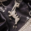 Regal Deer Brooch