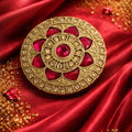 Round Floral Medallion Brooch
