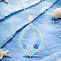Sky Blue Gemstone Necklace