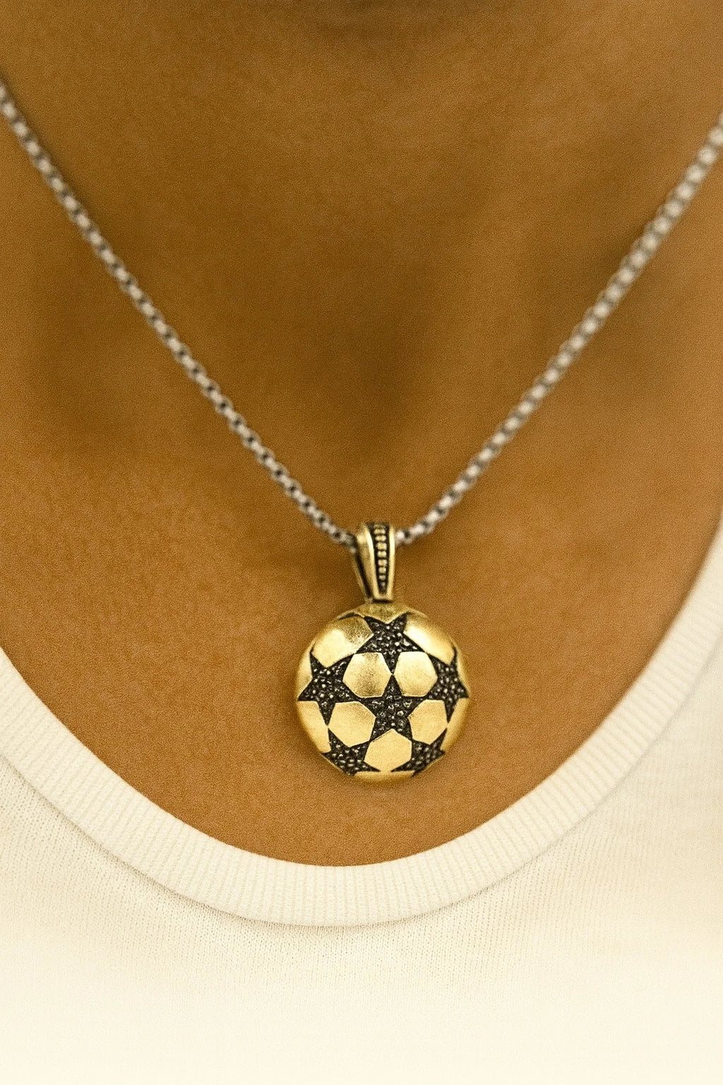 Star Soccer Ball Pendant