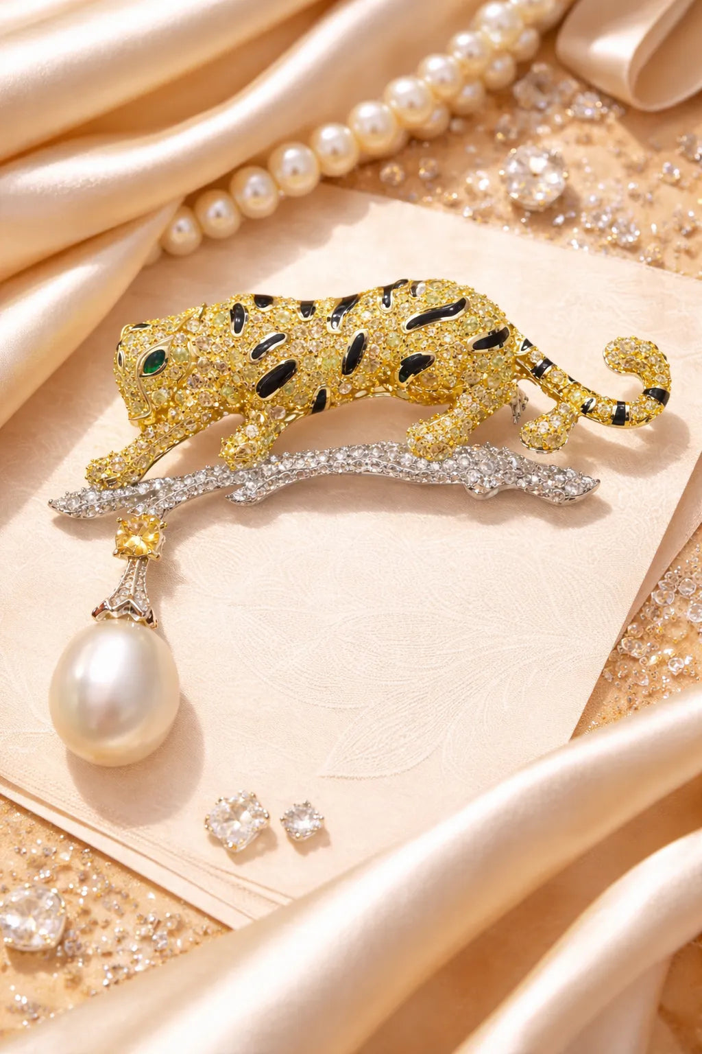 Tiger Brooch