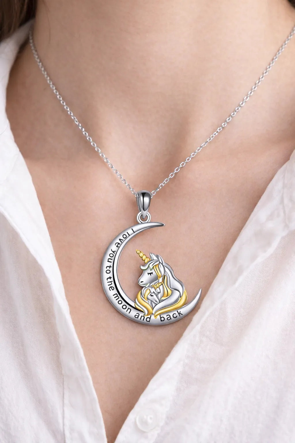 Unicorn Moon Love Necklace