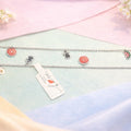 Whimsical Enamel Accent Anklet