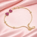 Women's Blossom Bow Anklet