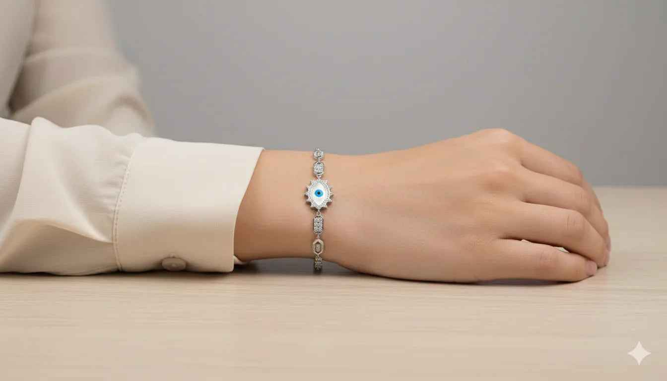Blue Evil Eye Bracelet