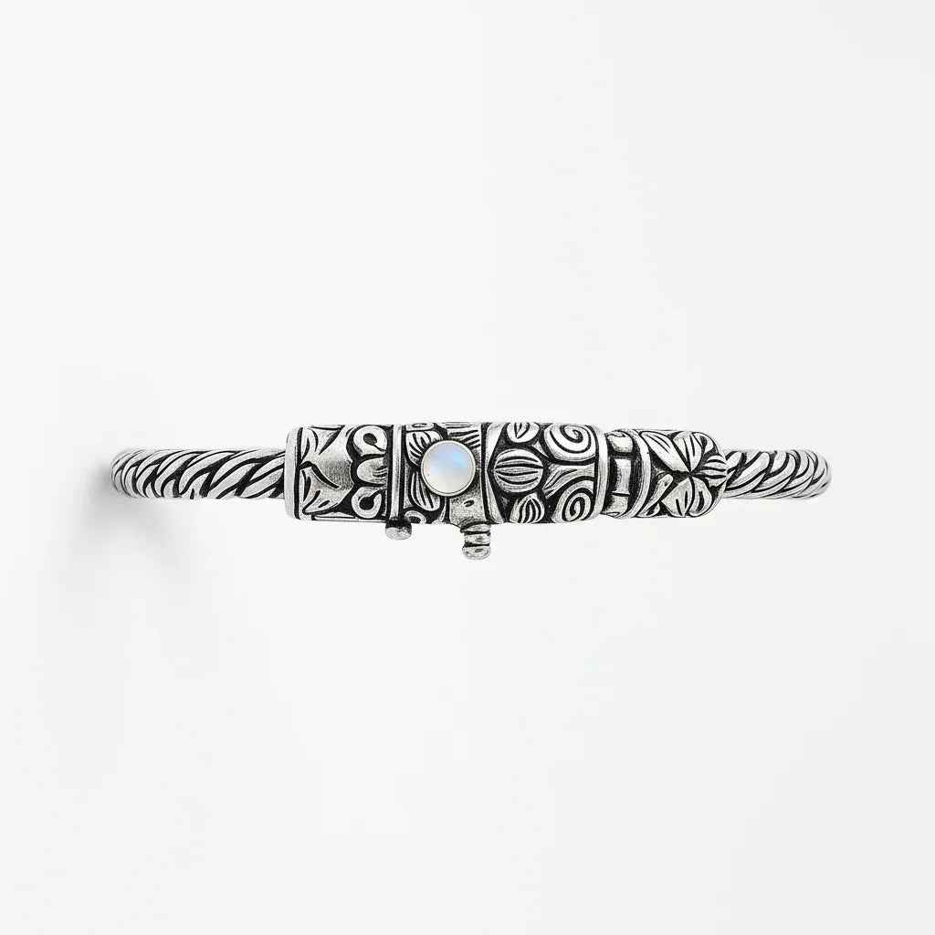 Oxidized antique Pattern Bracelet