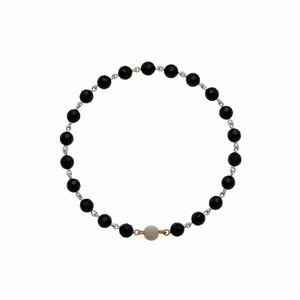 Black Onyx Beaded Bracelet