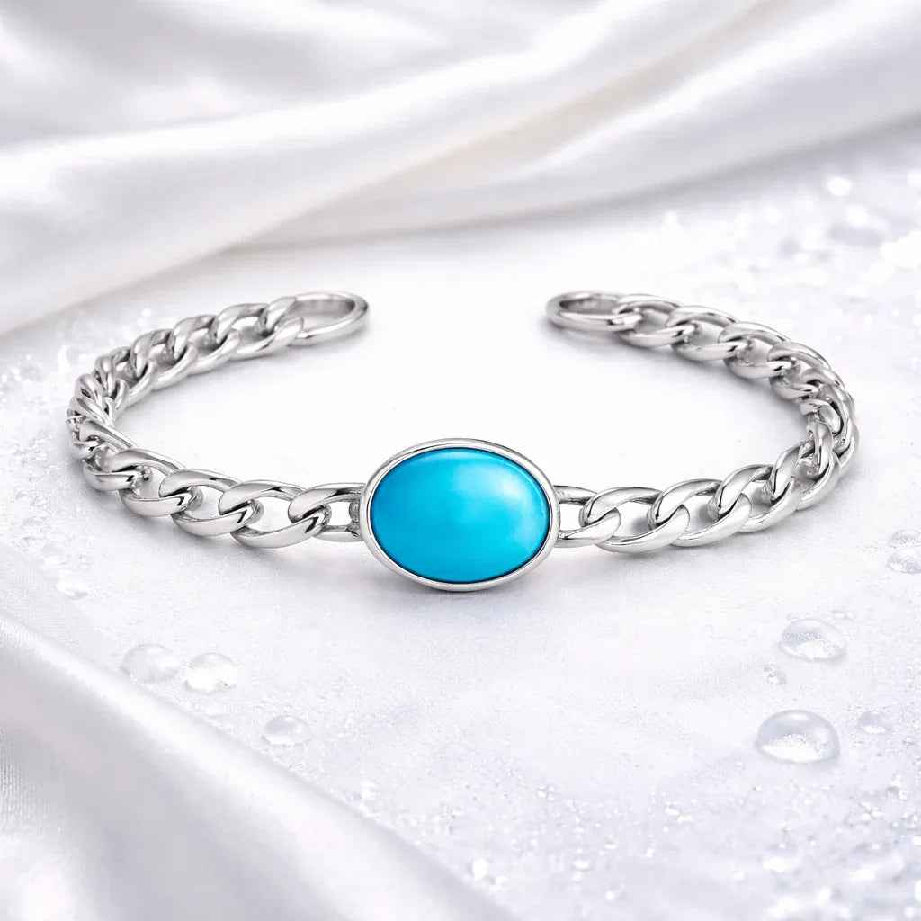Neel Bracelet with Turquoise Stone