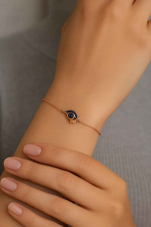Evil Eye Adjustable Bracelet for Women & Girls