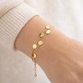 Golden Coil Cascade Bracelet - Miora