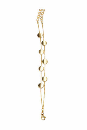 Golden Coil Cascade Bracelet - Miora