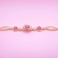 Rose Gold Plated  Floral Bracelet