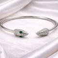 Snake Head Cuff Bracelet