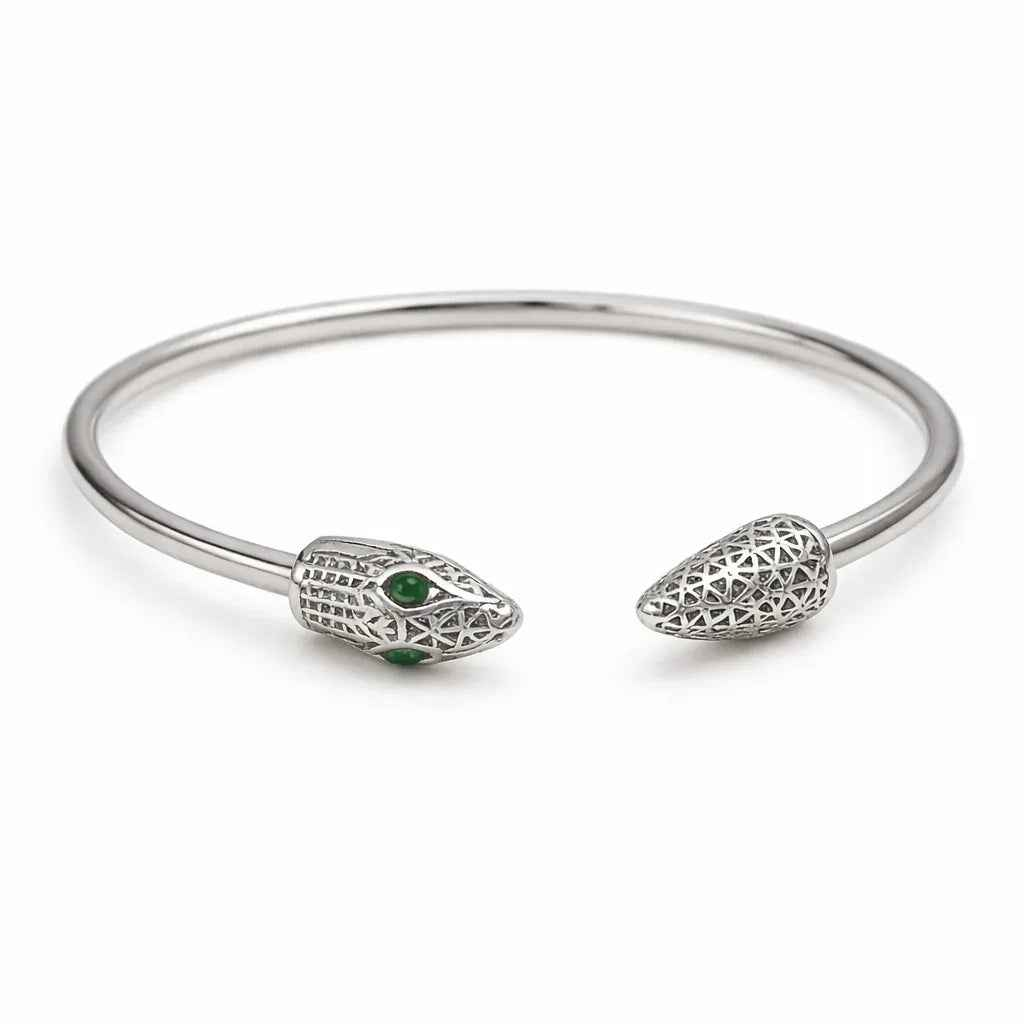 Snake Head Cuff Bracelet