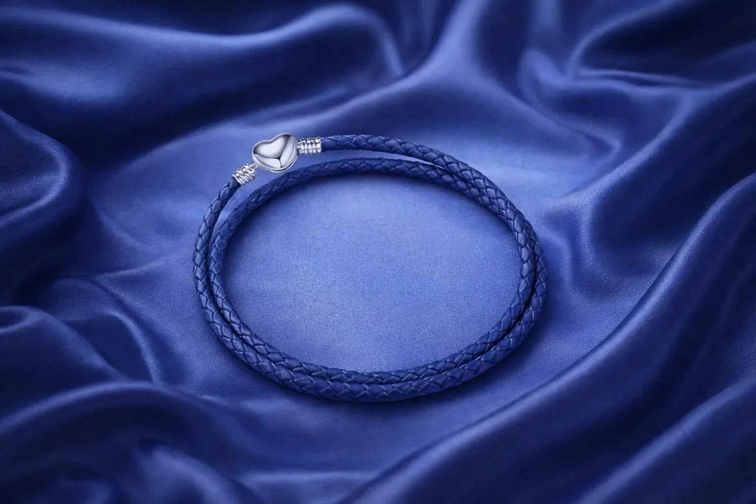 Braided Leather Wrap Bracelet