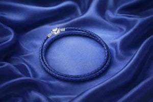Braided Leather Wrap Bracelet