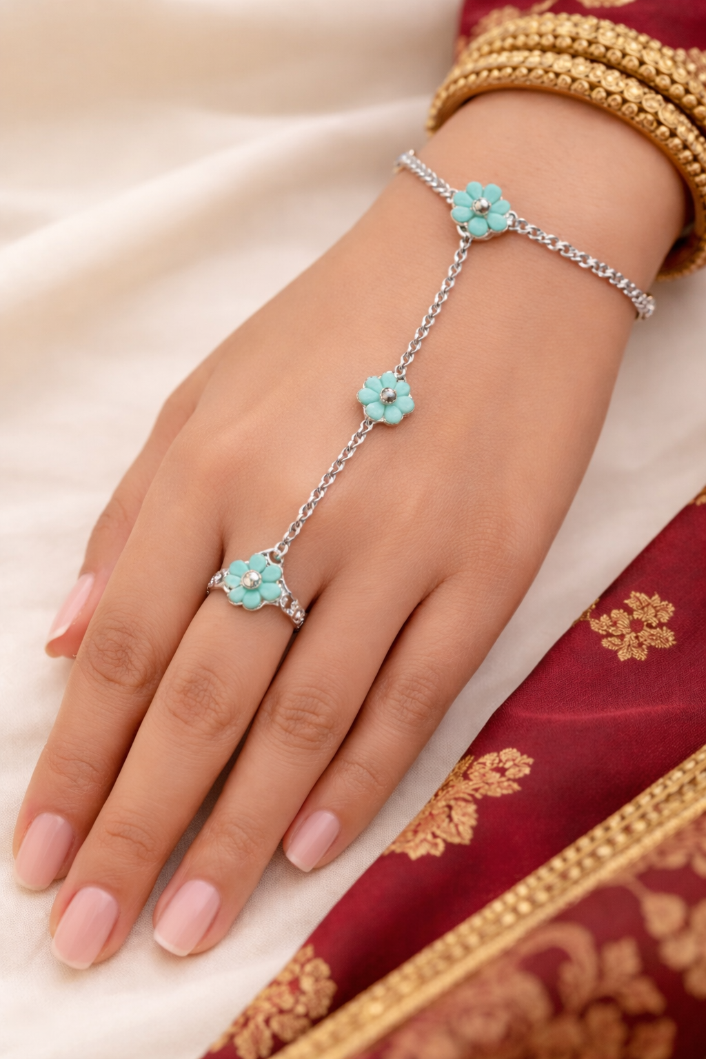 Tiny Ring Haathphool - Miora