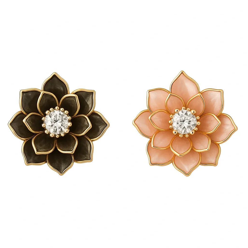 Lotus Flower Earrings - Miora