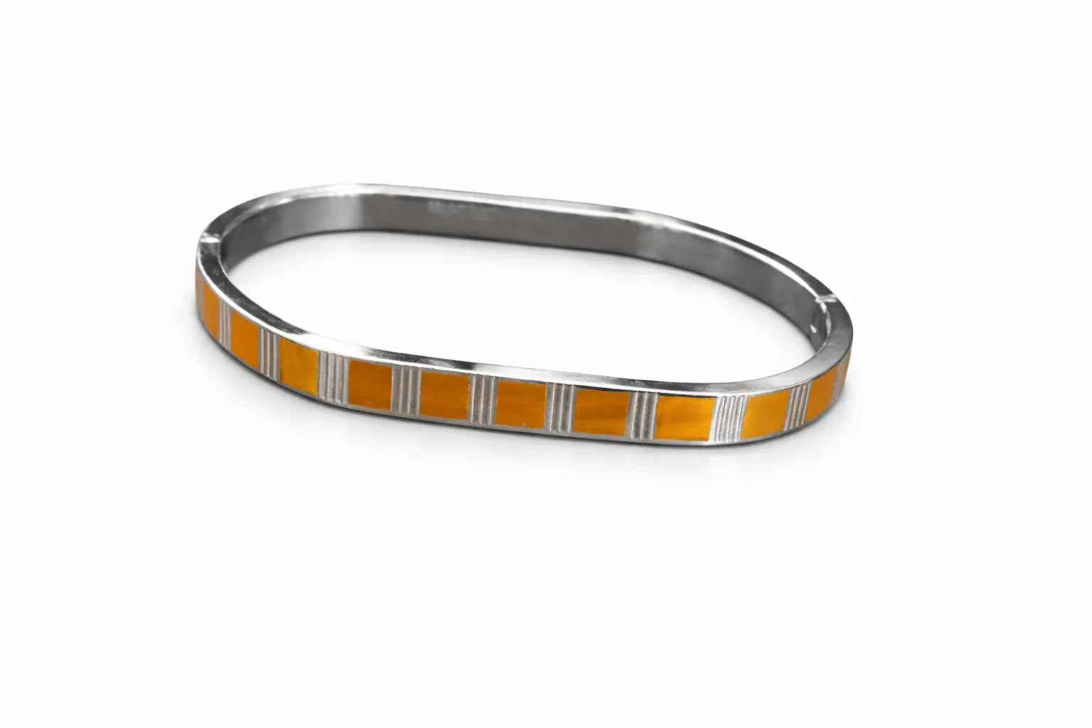 Men Golden Grid kada Bracelet