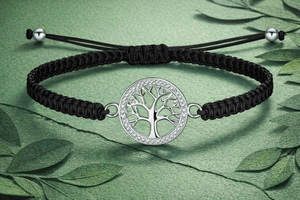 Tree of Life Macrame Bracelet | Adjustable Unisex Design