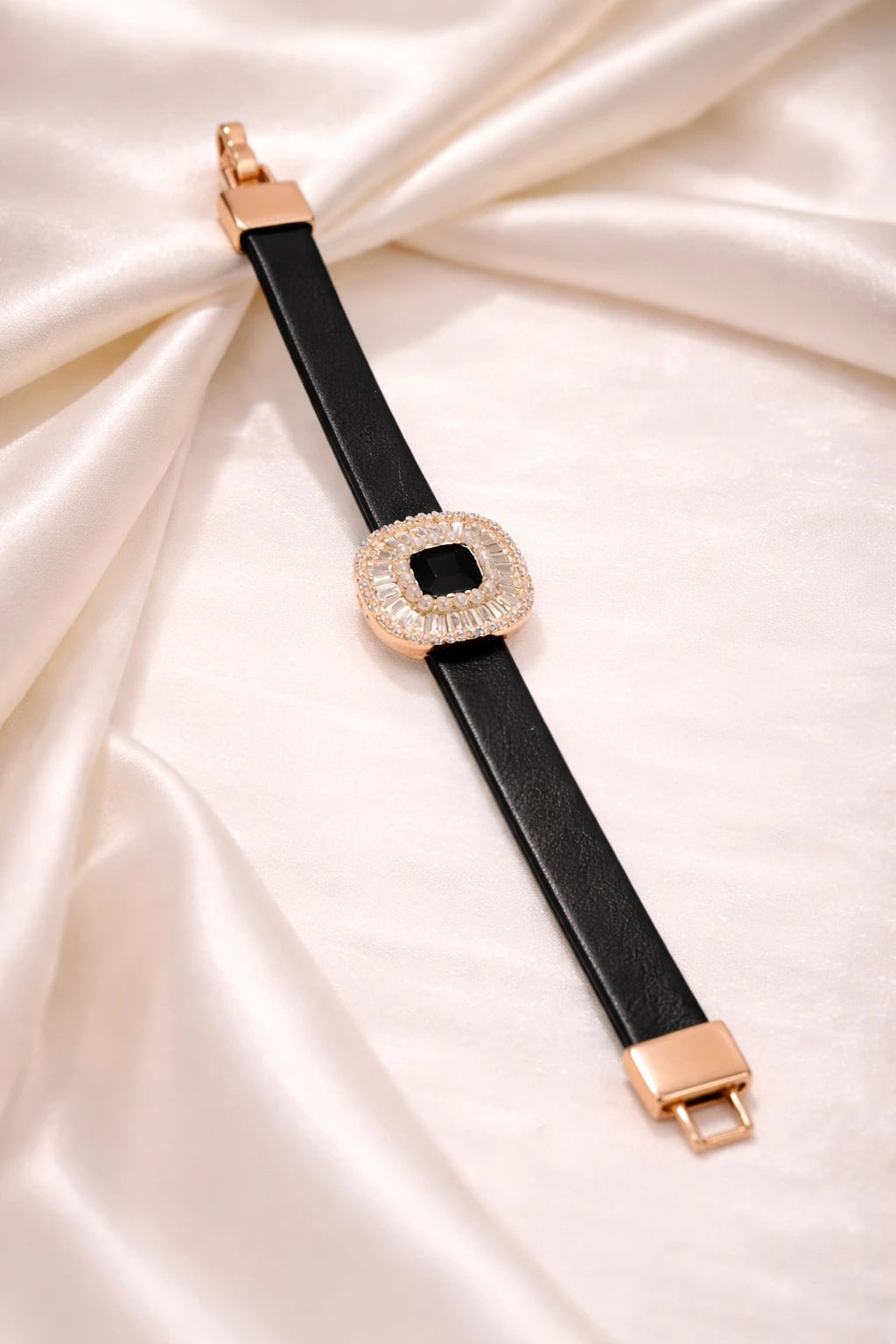 Square Halo Bracelet