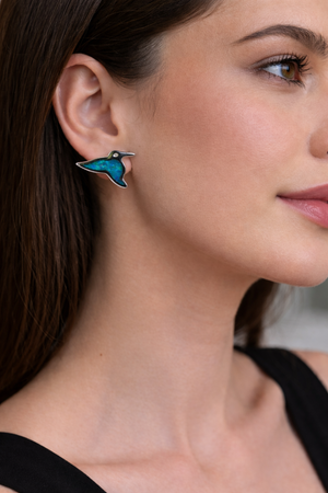 Blue Butterfly Earrings - Miora