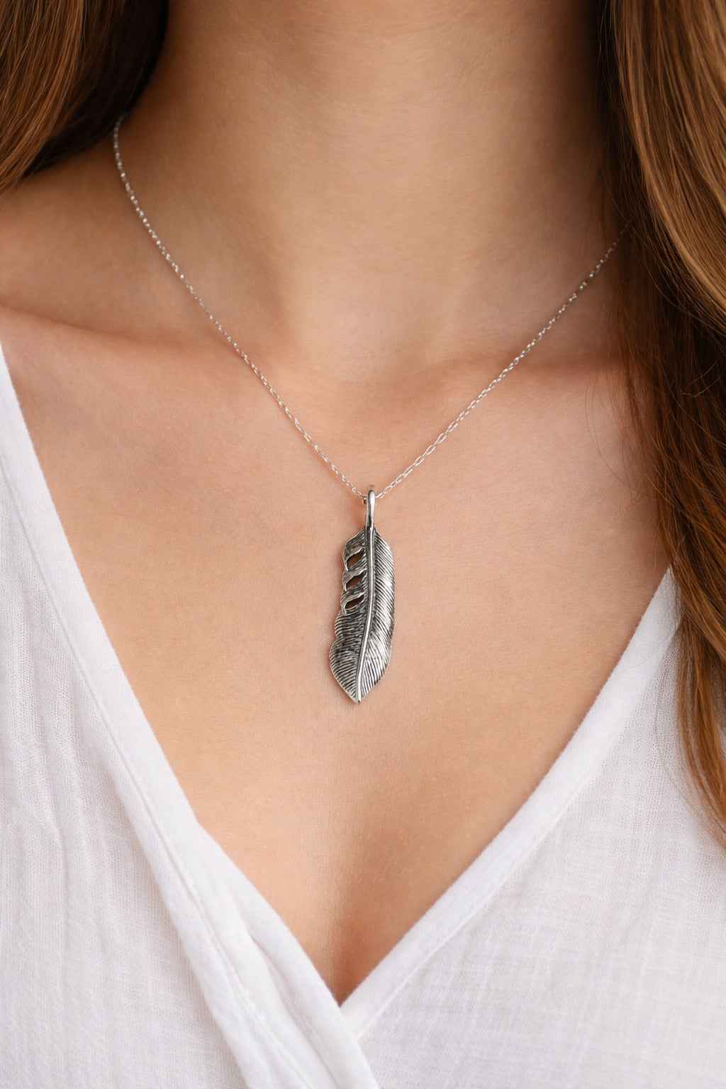 Guardian Feather Pendant