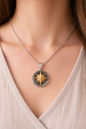 Star Compass Pendant - Miora