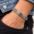 Hanuman Engraved Chain Bracelet - Miora